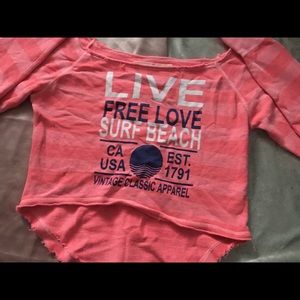 NWOT Off the shoulder crop top